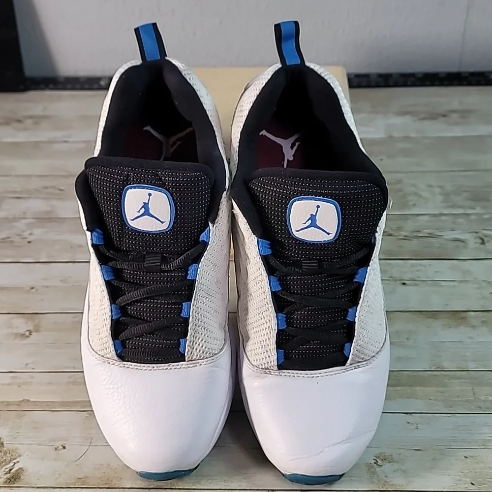 Jordan Comfort Viz Air 13 White/Italy Blue/Black Size Men's 7‎